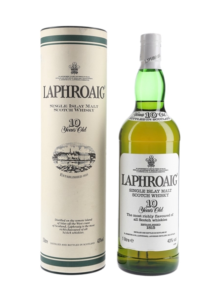 Laphroaig 10 Year Old Bottled 1990s 100cl / 43%