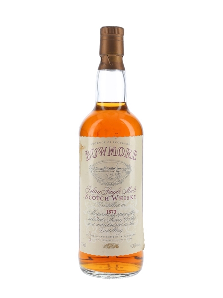 Bowmore 1973 Sherry Butt No. 5173 & 5174 Oddbins Exclusive 75cl / 43%