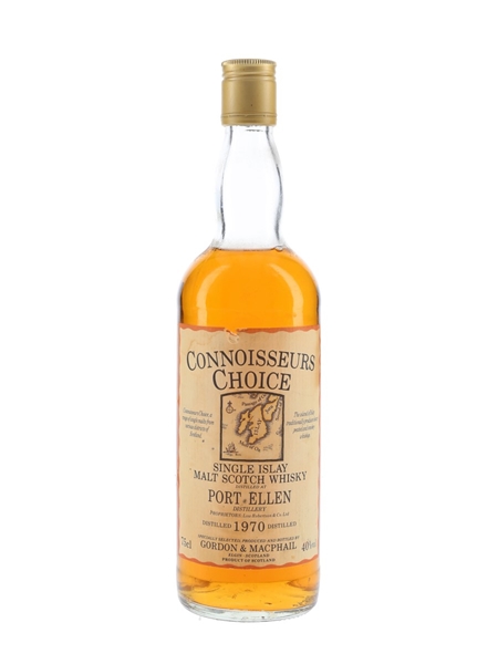 Port Ellen 1970 Connoisseurs Choice Bottled 1980s - Gordon & MacPhail 75cl / 40%