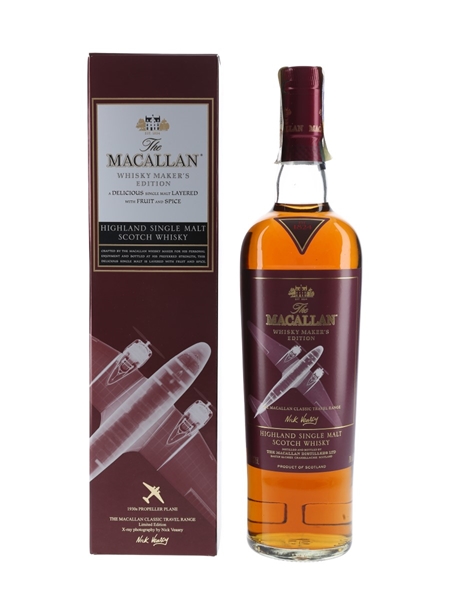 Macallan Whisky Maker's Edition Classic Travel Range - 1930s Propeller Plane 70cl / 42.8%