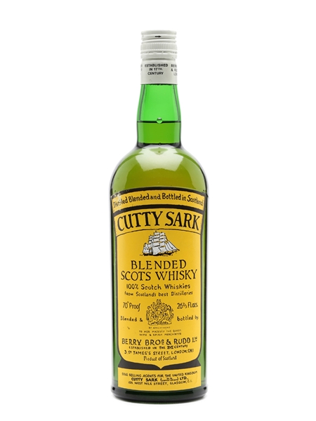 Cutty Sark Bottled 1970s 75cl / 40%