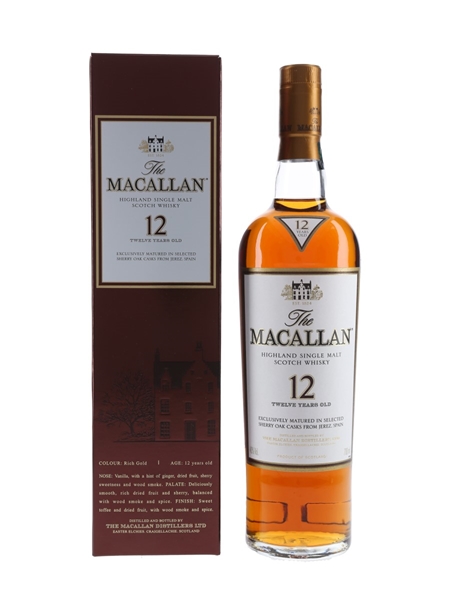 Macallan 12 Year Old Sherry Oak 70cl / 40%