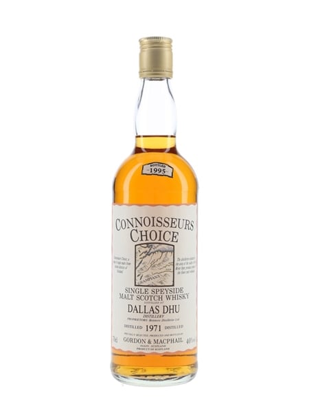 Dallas Dhu 1971 Connoisseurs Choice Bottled 1995 - Gordon & MacPhail 70cl / 40%