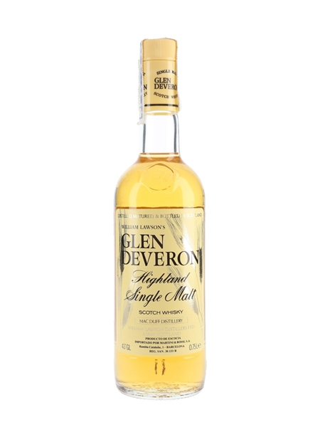 Glen Deveron 12 Year Old Bottled 1980s - Martini & Rossi 75cl / 43%