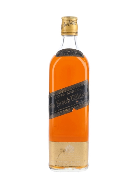 Johnnie Walker Black Label Extra Special Bottled 1960s-1970s - Duty Free 75cl