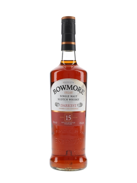 Bowmore 15 Year Old Darkest Sherry Cask Finished 70cl / 43%