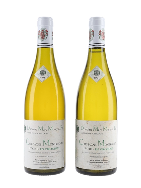 Chassagne Montrachet 1er Cru En Virondot 2004 Marc Morey 2 x 75cl / 13.5%