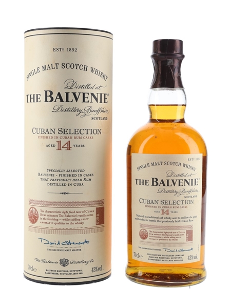 Balvenie 14 Year Old Cuban Selection  70cl / 43%