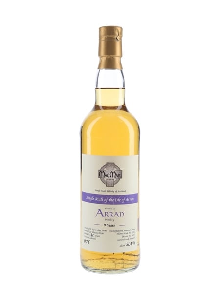 Arran 1996 9 Year Old Bottled 2006 - Mac Malt 70cl / 51.4%