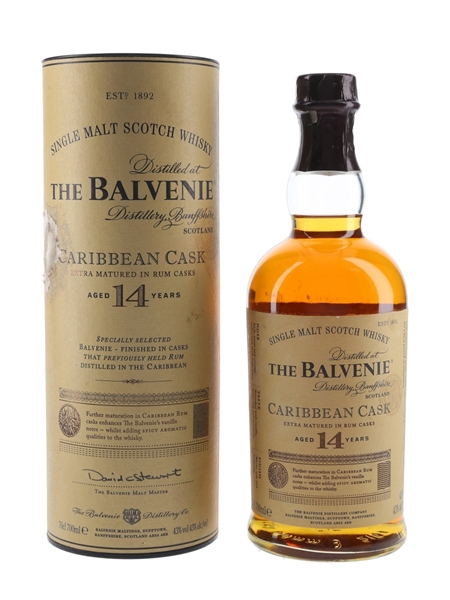 Balvenie 14 Year Old Caribbean Cask  70cl / 43%