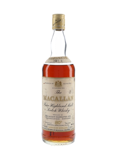 Macallan 1962 Campbell, Hope & King Bottled 1970s - Rinaldi 75cl / 46%