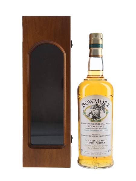 Bowmore Blair Castle Horse Trials 2001 Commemorative Bottling 70cl / 40%