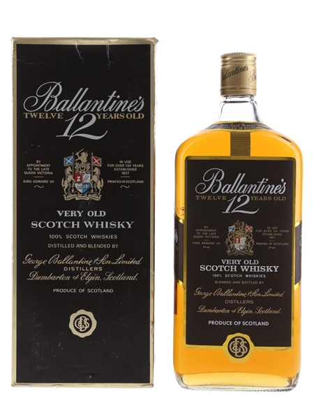 Ballantine's 12 Year Old Bottled 1970s 100cl