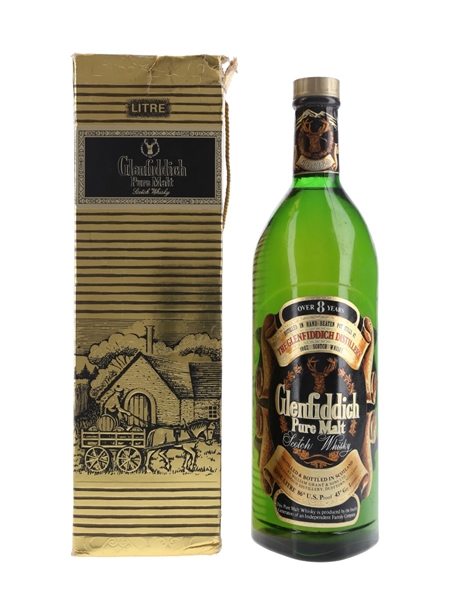 Glenfiddich 8 Year Old Pure Malt Bottled 1970s 100cl / 43%