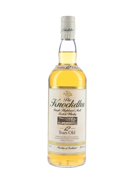 Knockdhu 12 Year Old Bottled 1980s 75cl / 40%