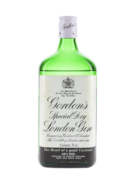 Gordon's Special Dry London Gin Bottled 1980s 75cl / 40%