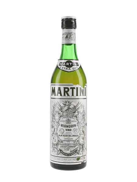 Martini Extra Dry Bottled 1980s 75cl / 17%