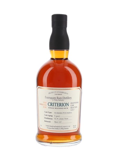 Foursquare Criterion 10 Year Old Bottled 2017 - Exceptional Cask Selection Mark V 70cl / 56%