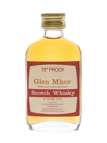 Glen Mhor 8 Year Old Bottled 1970s - Gordon & MacPhail 5cl / 40%