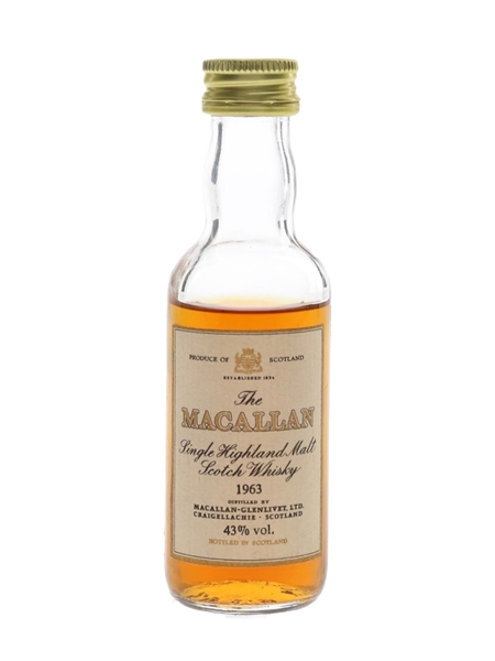 Macallan 1963 Bottled 1980s 5cl / 43%