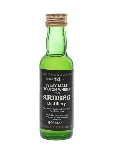 Ardbeg 14 Year Old Bottled 1970s - Cadenhead's 5cl / 46%