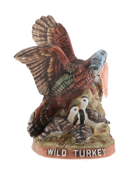 Wild Turkey 8 Year Old 101 Proof Wild Turkey & Poults No.6 Decanter 1984 5cl / 50.5%