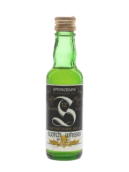 Springbank 12 Year Old Bottled 1980s 5cl / 46%