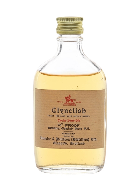 Clynelish 12 Year Old Bottled 1960s-1970s 5cl / 40%