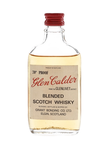 Glen Calder 70 Proof Bottled 1960s-1970s 5cl / 40%