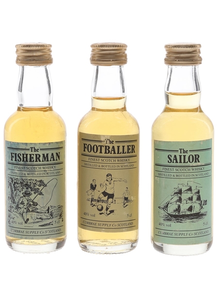 The Fisherman, Footballer & Sailor Cumbrae Supply Co 3 x 5cl / 40%