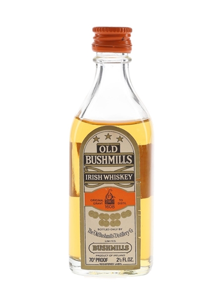 Old Bushmills 3 Star Bottled 1960s-1970s 7.1cl / 40%