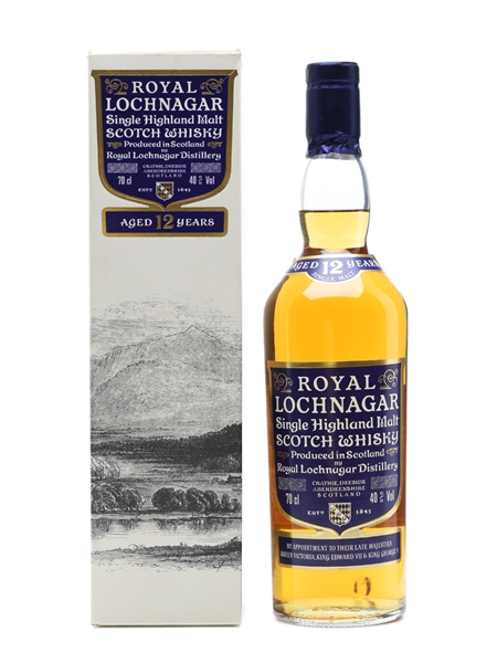 Royal Lochnagar 12 Year Old Bottled 1990s 70cl / 40%