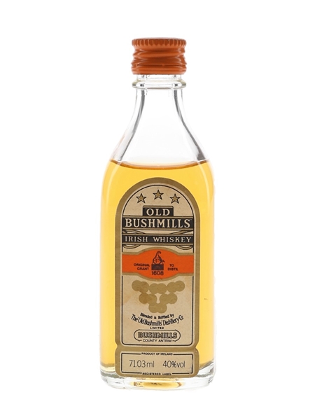 Old Bushmills 3 Star Bottled 1960s-1970s 7.1cl / 40%