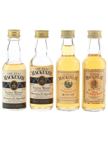 The Original Mackinlay & The Real Mackenzie  4 x 5cl / 40%