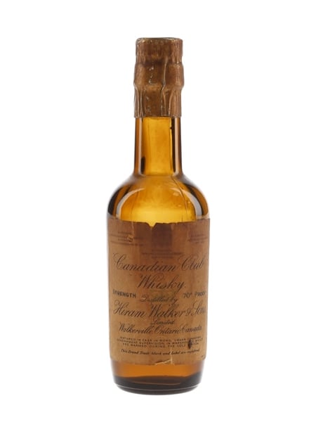 Hiram Walker Canadian Club Bottled 1930s-1940s 5cl / 40%