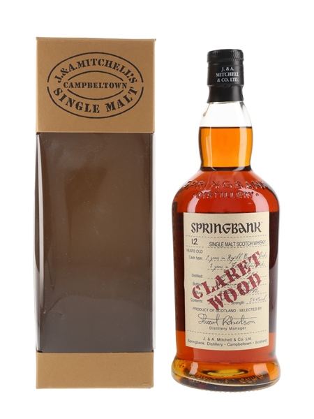 Springbank 1997 12 Year Old Claret Wood Bottled 2010 70cl / 54.4%