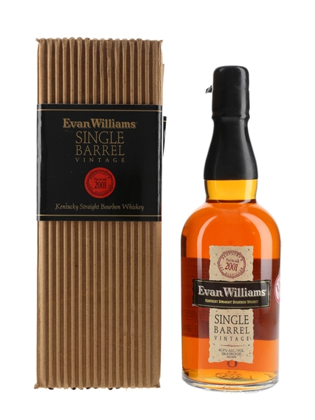 Evan Williams Single Barrel Vintage 2001 Bottled 2011 75cl / 43.3%