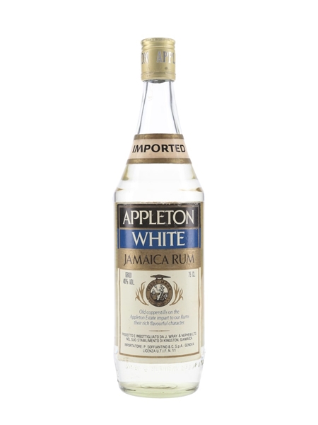 Appleton White Jamaica Rum Bottled 1970s - Soffiantino 75cl / 40%