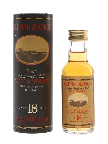 Glenmorangie 18 Year Old Bottled 1990s 5cl / 43%