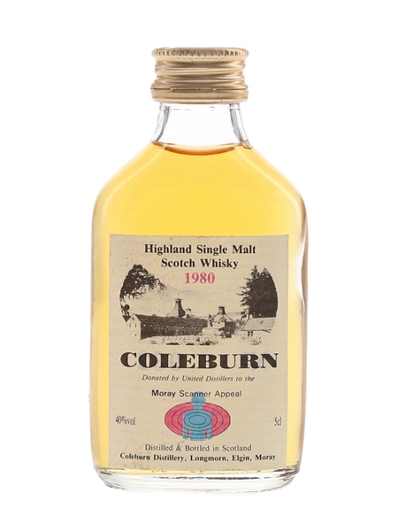Coleburn 1980 Donated by United Distillers to the Moray Scanner Appeal 5cl / 40%