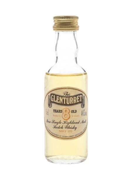 Glenturret 8 Year Old Bottled 1980s 5cl / 40%