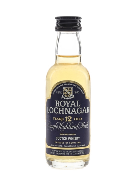 Royal Lochnagar 12 Year Old Bottled 1980s 5cl / 40%
