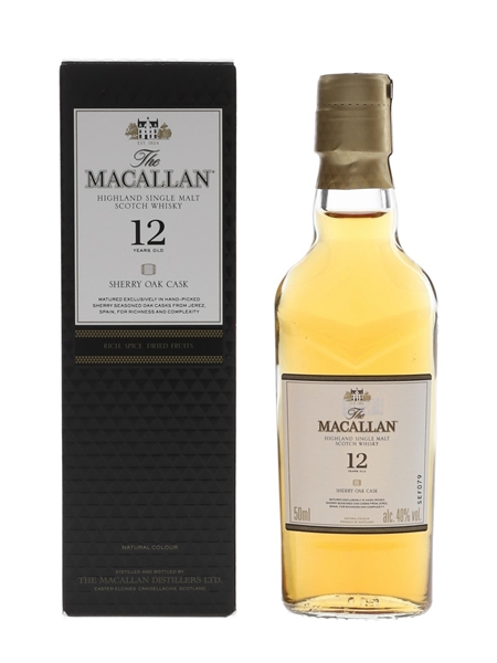Macallan 12 Year Old Sherry Oak 5cl / 40%