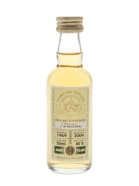 Tamdhu 1969 34 Year Old Bottled 2004 - Duncan Taylor 5cl / 40%