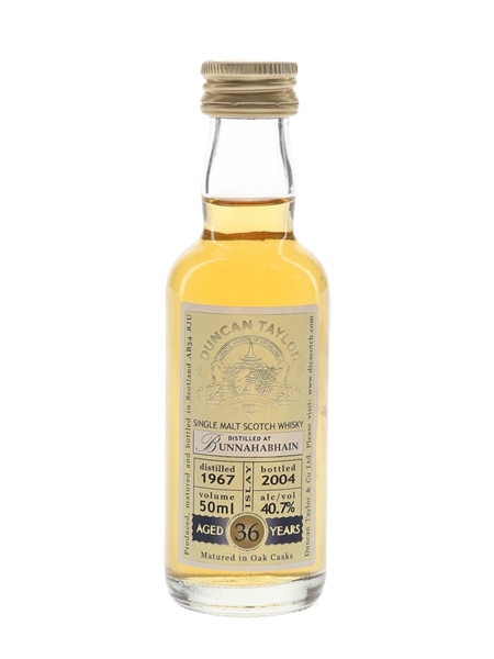 Bunnahabhain 1967 36 Year Old Bottled 2004 - Duncan Taylor 5cl / 40.7%