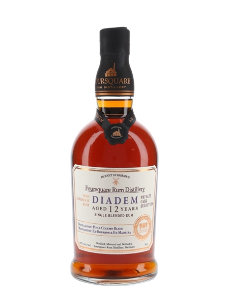 Foursquare Diadem 12 Year Old Private Cask Selection - The Whisky Exchange 70cl / 60%