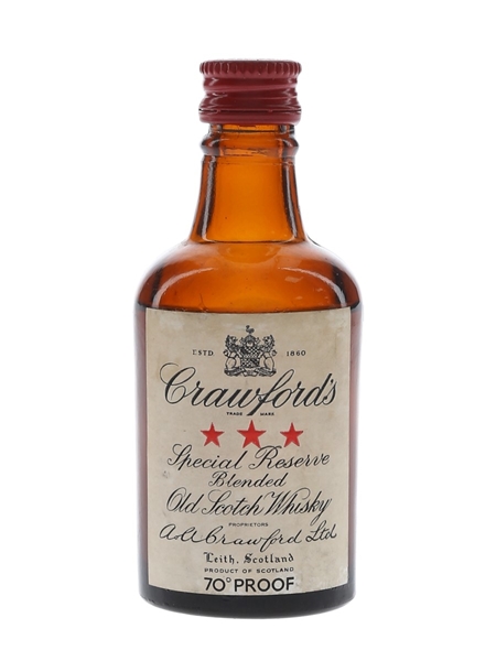 Crawford's 3 Star Bottled 1960s 5cl / 40%
