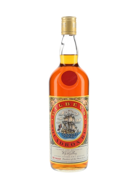 Gilbey's Squadron Rum 90 Proof Bottled 1970s 75cl / 51%