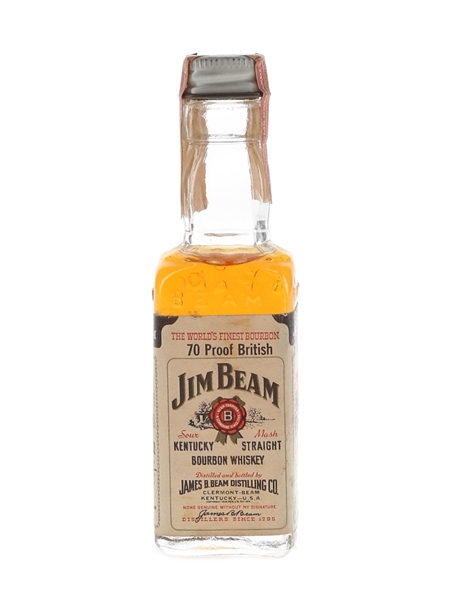 Jim Beam 4 Year Old Bottled 1970s 4.7cl / 40%