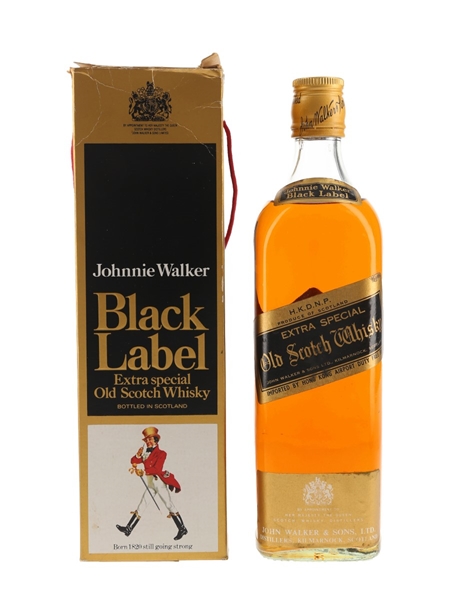 Johnnie Walker Black Label Bottled 1970s - HKDNP 75cl